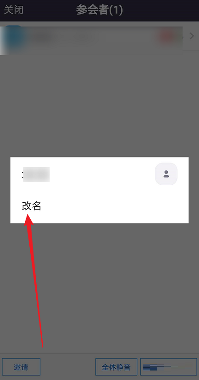 Zoom如何更改参会名称