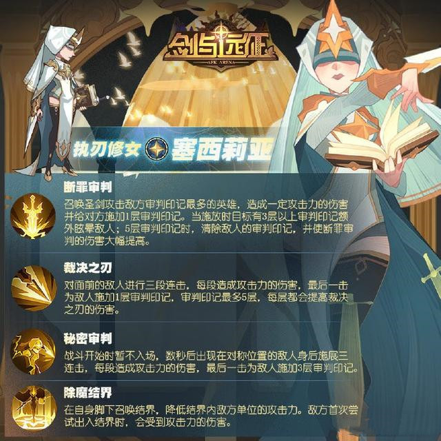 剑与远征塞西莉亚怎么样？值得培养吗？