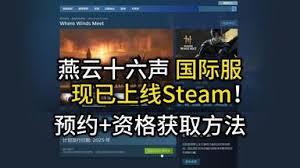 燕云十六声国际服如何获取测试资格