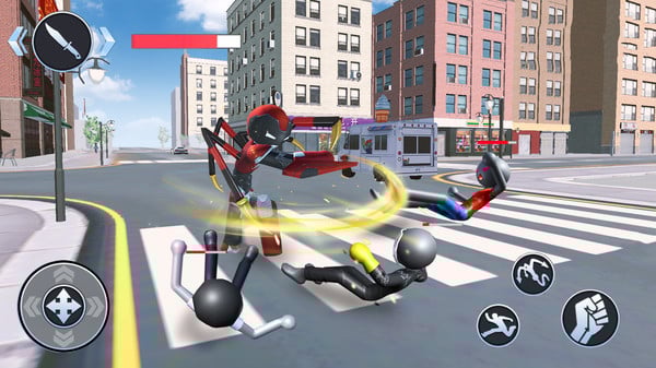 火柴蜘蛛英雄截图2