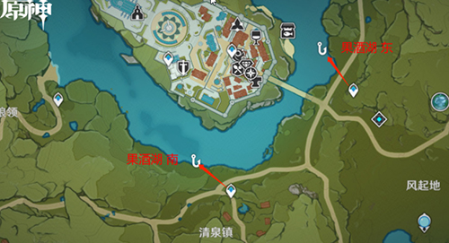 原神炮鲀位置在哪？