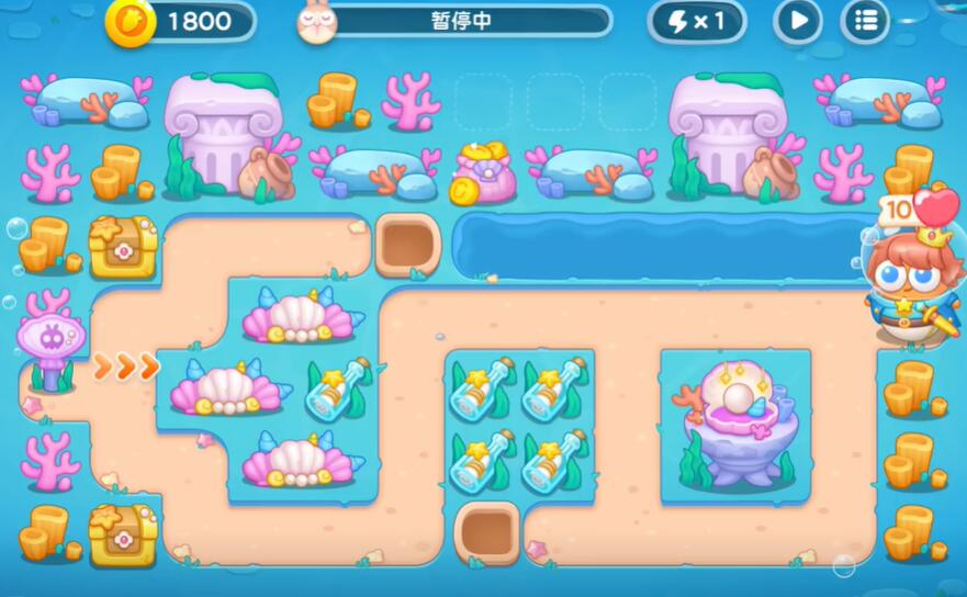 保卫萝卜4海的闺女第24关攻略