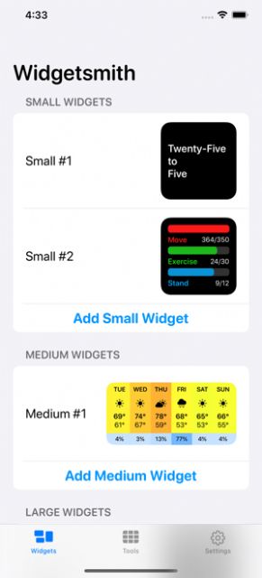 Widgetsmith软件截图2
