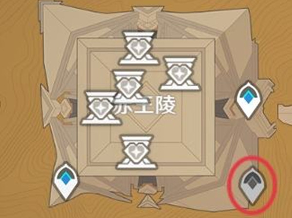 原神赤王陵右下角锚点解锁方法